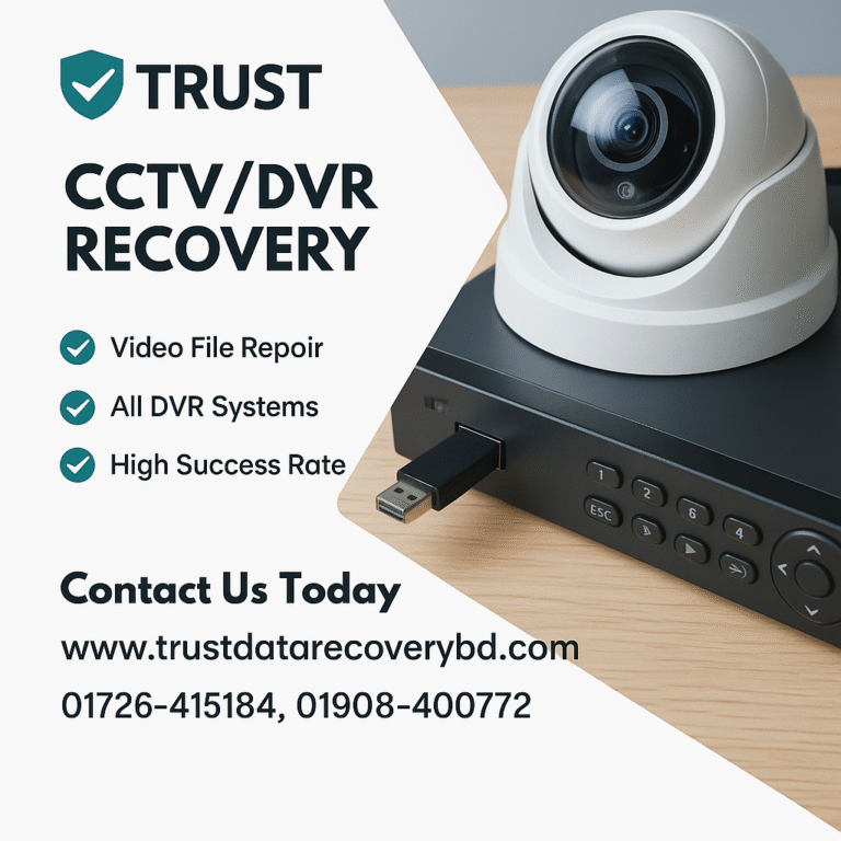 CCTV DVR/NVR Data Recovery in Bangladesh