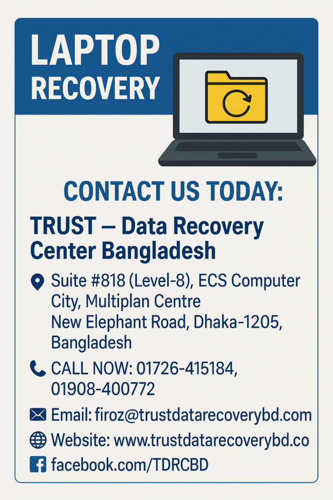 Laptop Data recovery service