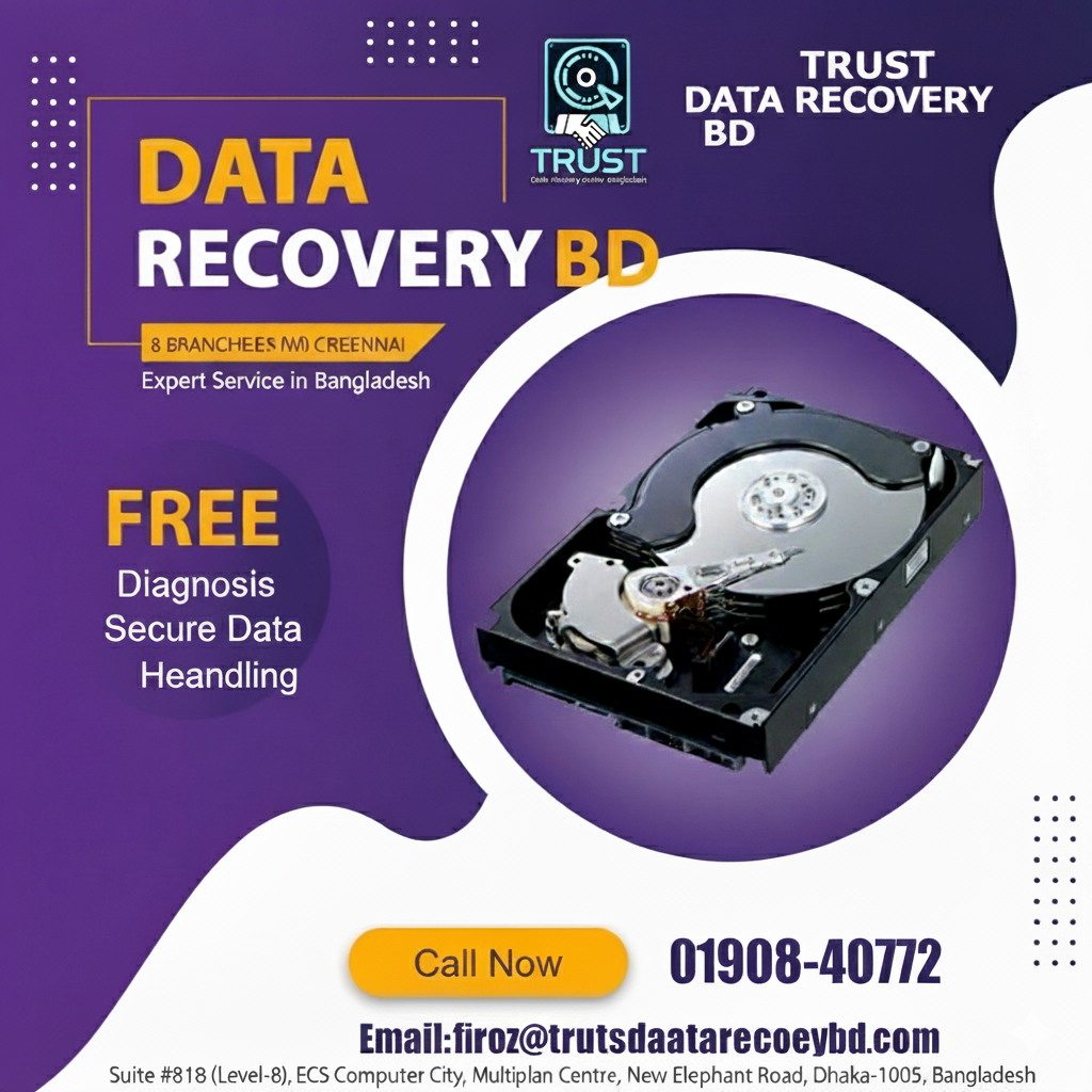 Hard disk data recovery Bangladesh