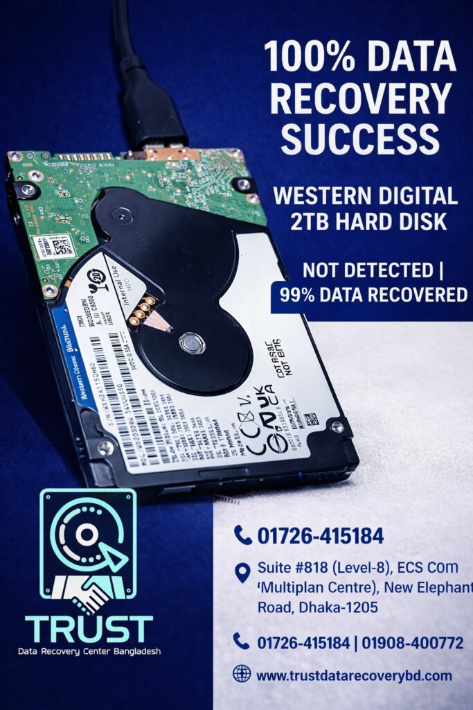 WD 2TB Portable HDD Data Recovery