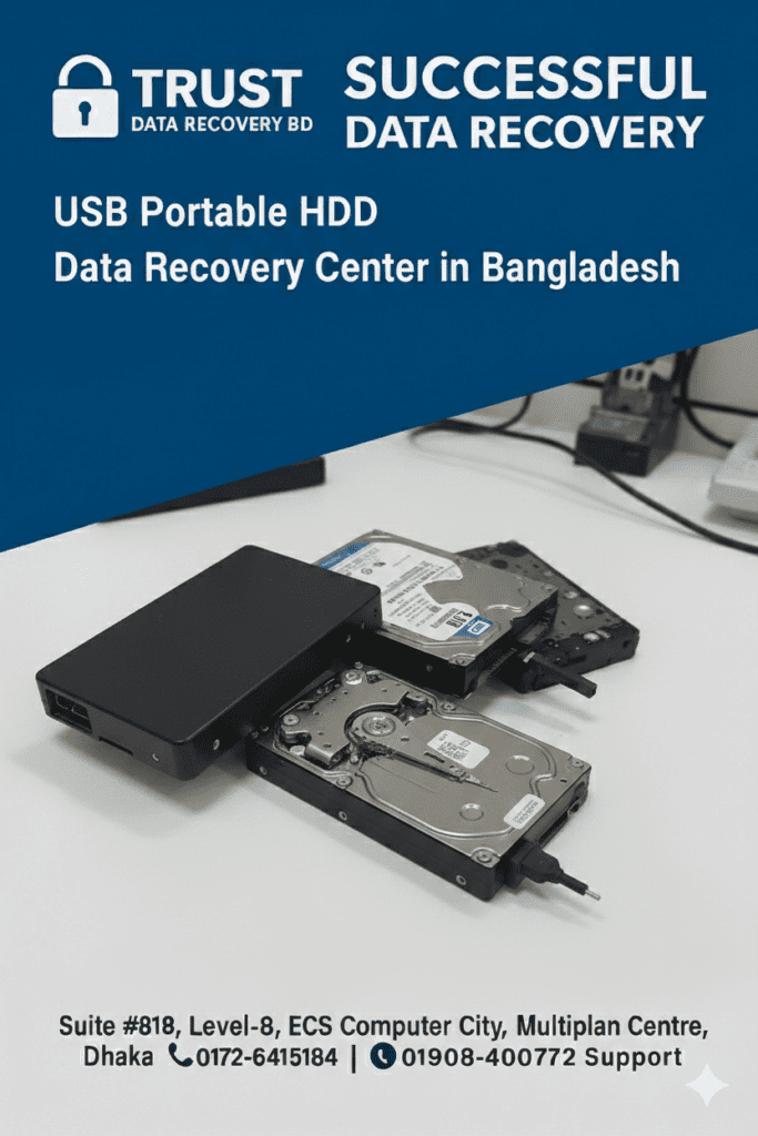 USB Portable HDD Data Recovery Center in Bangladesh