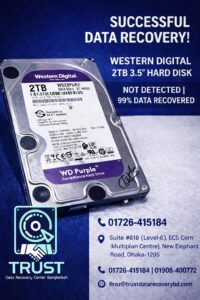Successfully Data Recovered β WD 2TB 3.5" Hard Disk